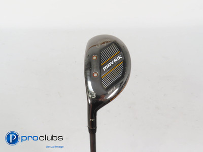 Left Handed Callaway Mavrik 3 Wood Stiff Graphite Shaft Golf Pride Grip Left Handed Callaway Mavrik 3 Wood Stiff Graphite Shaft Golf Pride Grip