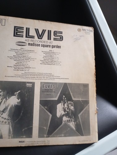 Elvis Presley - Live Recorded At Madison Square Garden - RCA VICTOR 72 BPRS5144A - Picture 4 of 13