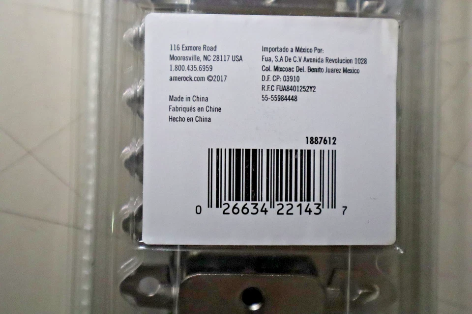 Bisagras superpuestas variables Amerock 1887612 ~ 10 unidades ~ níquel satinado Foto 4 de 4