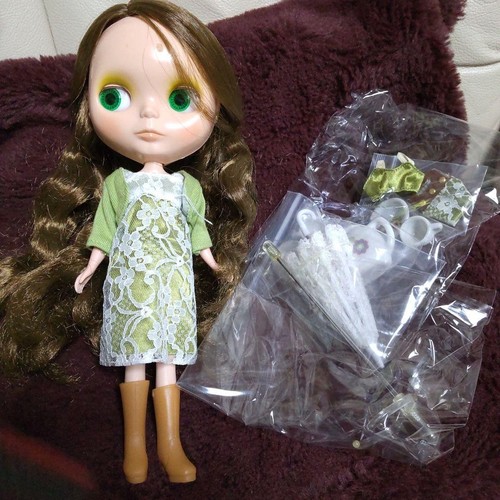 Neo Blythe Tea For Two EBL-8 Doll Early Model Antique Style Green Takara 2003 - Picture 3 of 4