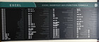 Excel Cheat Sheet Mouse Pad  Large Office Keyboard Shortcuts Mousepad Desk