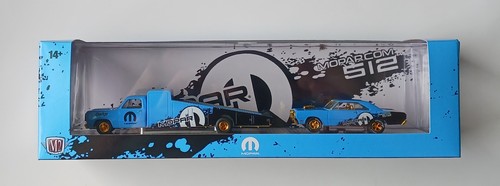 M2 Machines Mopar 512 1974 Dodge Truck & 1969 Dodge Dart Swinger 340 Chase 1/750