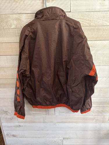 Vintage 90s Cleveland Browns NFL Football Full Zip Windbreaker Jacket - Size XL - Picture 5 of 7