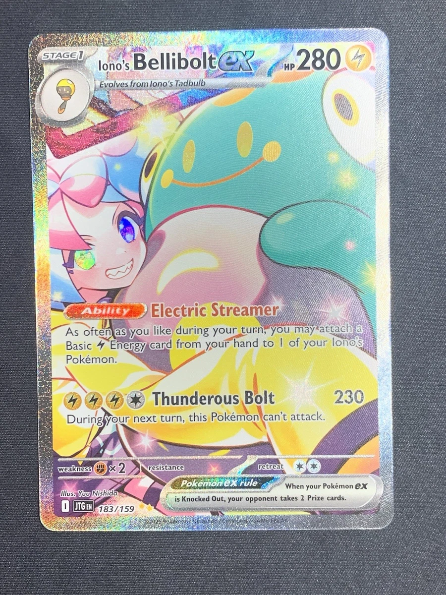 Iono's Bellibolt Ex Pokémon TCG Cards for sale | eBay