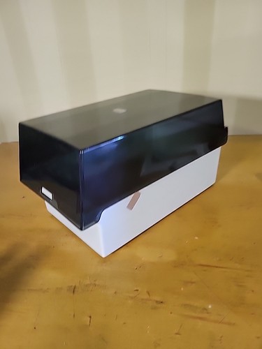 Vtg ALS Disk Bank 5.25" Floppy Disk Storage Box Case Holder w/10 Dividers 11" - Picture 3 of 9