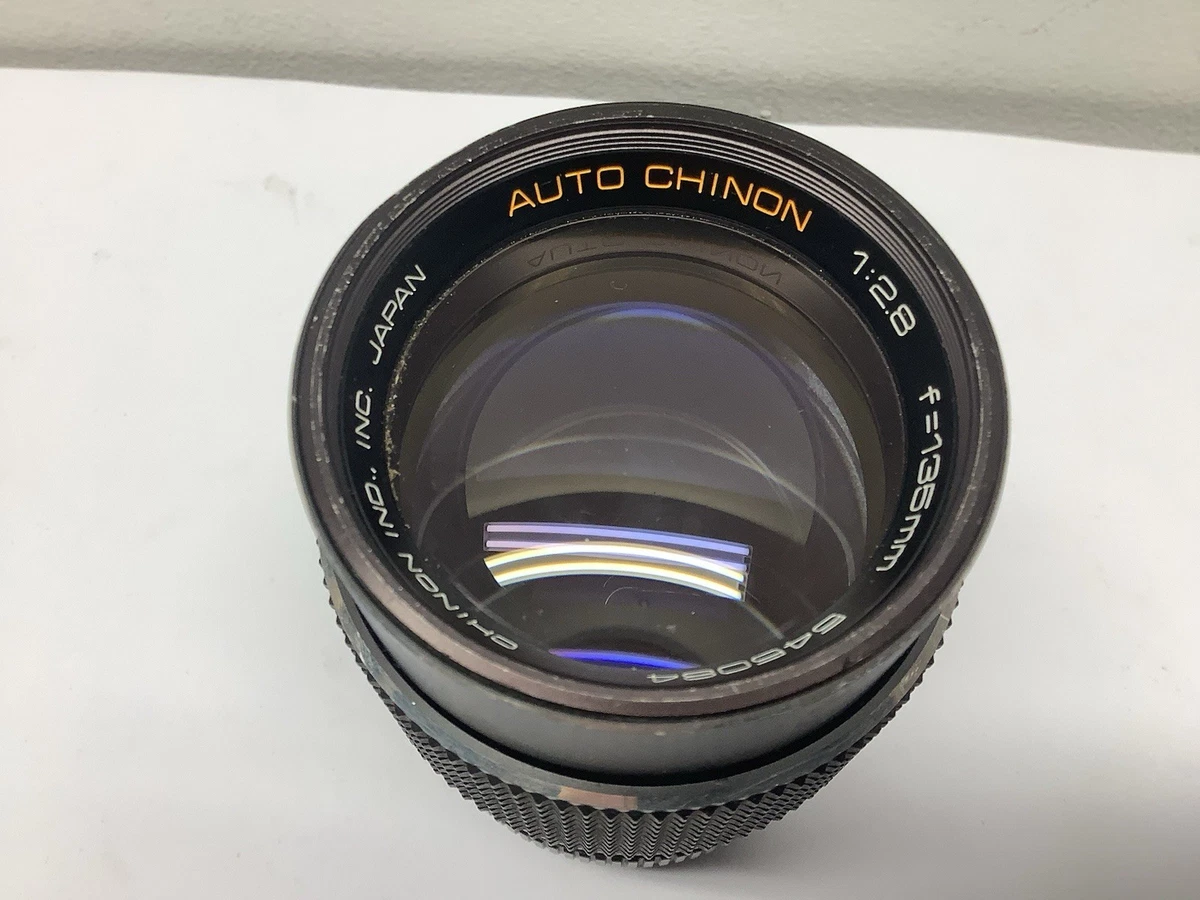 レンズ(単焦点) CHINON AUTO CHINON MULTI COATED135mm1943 M42 MOUNT SPIRAL: Auto Chinon MCM Multi-coated Macro 55mm f1.7 vs