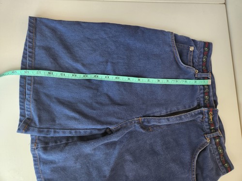 Vintage 80s Jimmy’z Jeans Shorts Womens 28 Rad Surfer Missing Button - Picture 15 of 15
