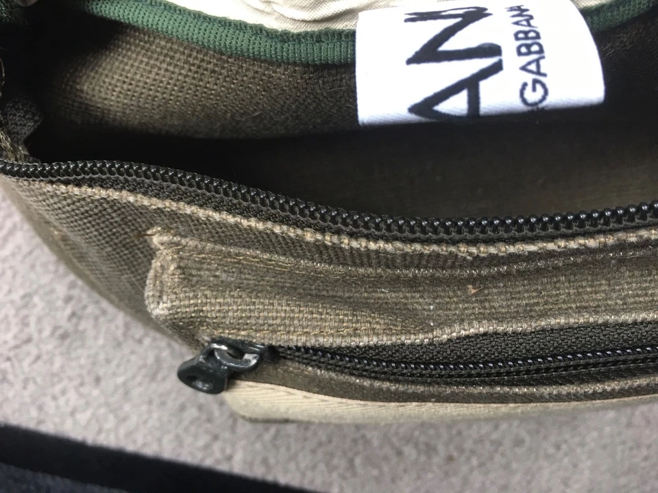 Dolce Gabbana женщин винтажный ремень талии сумка хаки зеленый хлопок - Изображение 3 из 4