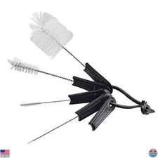 CAFEMASY 5-Piece Espresso Machine Cleaning Brush Set - Barista Maintenance Tools