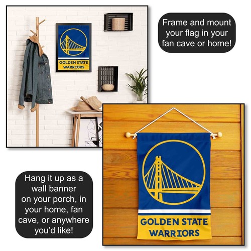 Golden State Warriors Garden Yard Banner Flag - Picture 4 of 5
