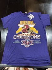 Vintage 1992 Washington Redskins Super Bowl XXVI Champions T-Shirt XL Tags On