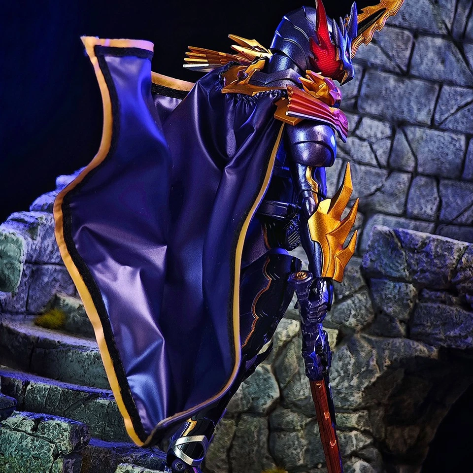 Capa de capa con cable personalizada 1/12 para figura de acción Jaou Dragon SHF de 6"" (sin figura) Foto 2 de 4