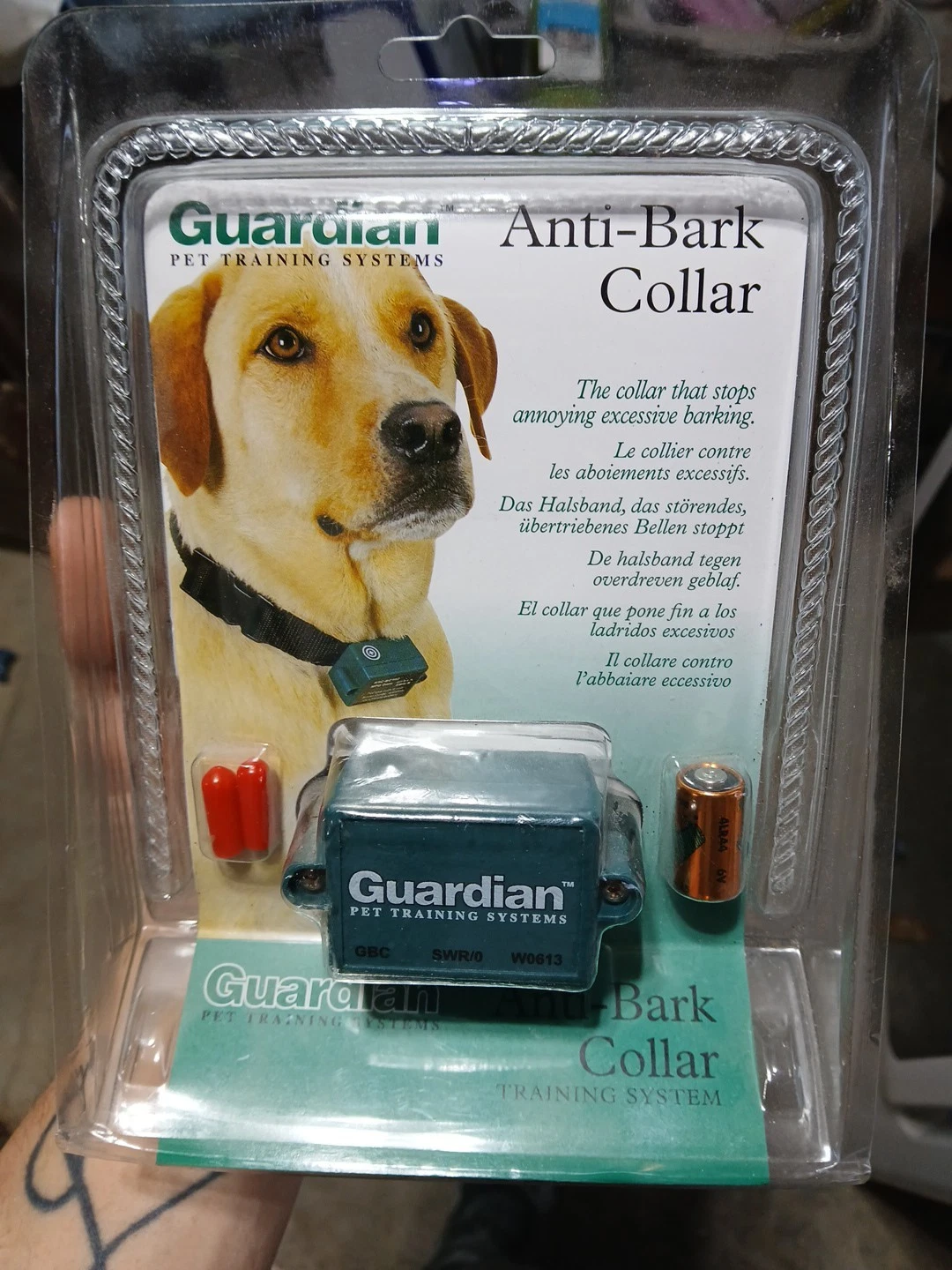 Guardian Pet Training System Anti-Bark Collar for Dogs 8 lbs. +