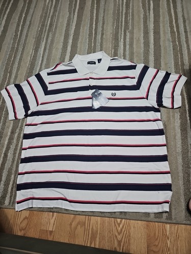 NEU Chaps 3XL Polo gestreift rot/blau NEU