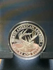 Silver round 1 oz .999 North American Big Game Bucks and Bulls