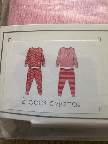 Girls Next Pyjamas BNWT Age 10-11 Years Love Hearts Long Sleeve - Picture 2 of 4