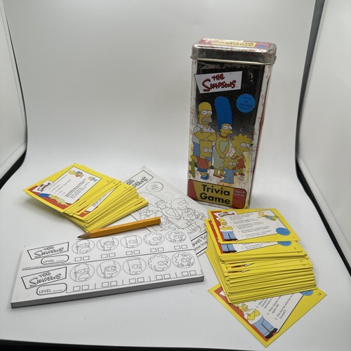Die Simpsons Quizspiel in Dose, 2002 Cardinal Industries Family Fun Vintage - Bild 1 von 7