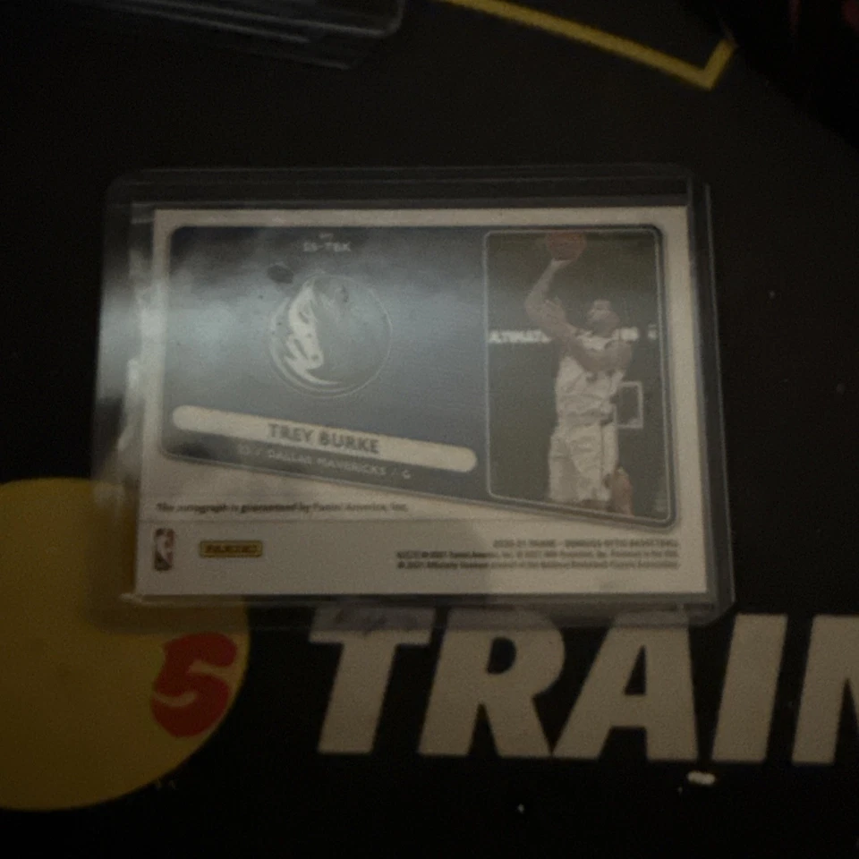 Trey Burke 2020-21 Optic Basketball Signature Series Auto Card SP #SS-TBK Silver - Image 2 of 2