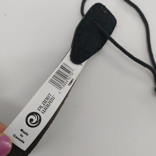 D'Addario Planet Waves Ledergurt Gitarrensaiten Musikinstrumente dunkelbraun - Bild 4 von 5