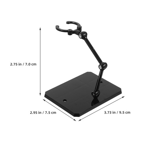 2 Pcs Adjustable Plastic Action Figure Stands Display Holder for Model - Picture 6 of 12