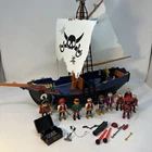 1991 vintage Playmobil Pirate Ship Corsair #5810- Incomplete