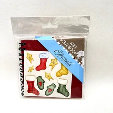 Elements Mini Christmas Scrapbook Junk Journal Collage