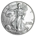 1997 $1 1-oz American Silver Eagle BU