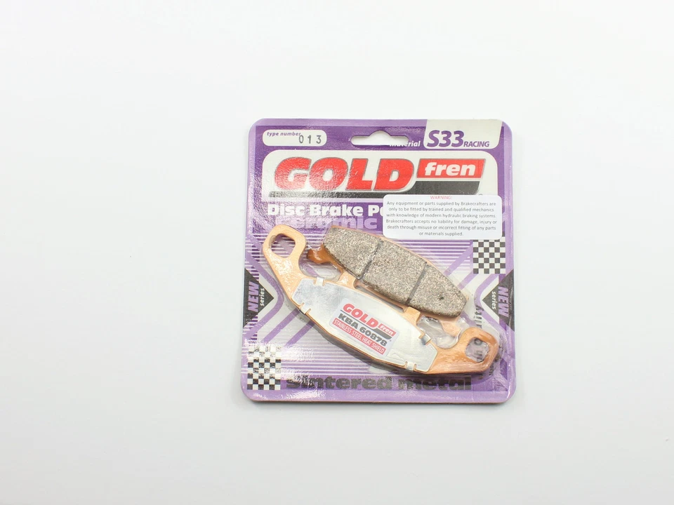 GOLDfren Brake Pads Sintered Front / Rear EBC Equiv FA129 - 1 Pair - Image 2 of 3