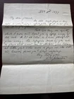 Letter From General J E Johnston Civil War