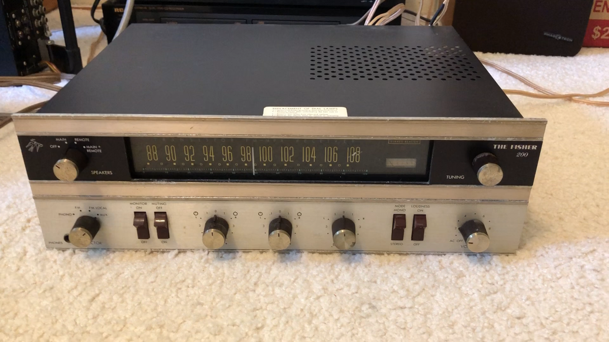 The Fisher 200-T AM/FM Stereo Receiver ( WORKING ) | eBay
