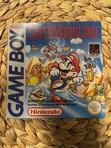 Super Mario Land Game Boy NOE - embalaje original completo, excelente estado, pieza de coleccionista