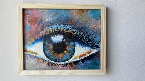 “Oko” — Original Palette Knife Painting | Modern Abstract Art - Picture 1 of 3