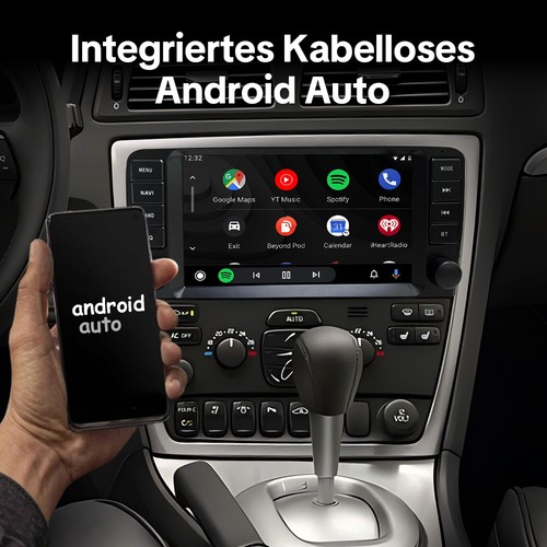 4+64GB 8" Android 13 Autoradio Navi CarPlay für Volvo XC70 V70 S60 2004-2007 GPS - Picture 11 of 15