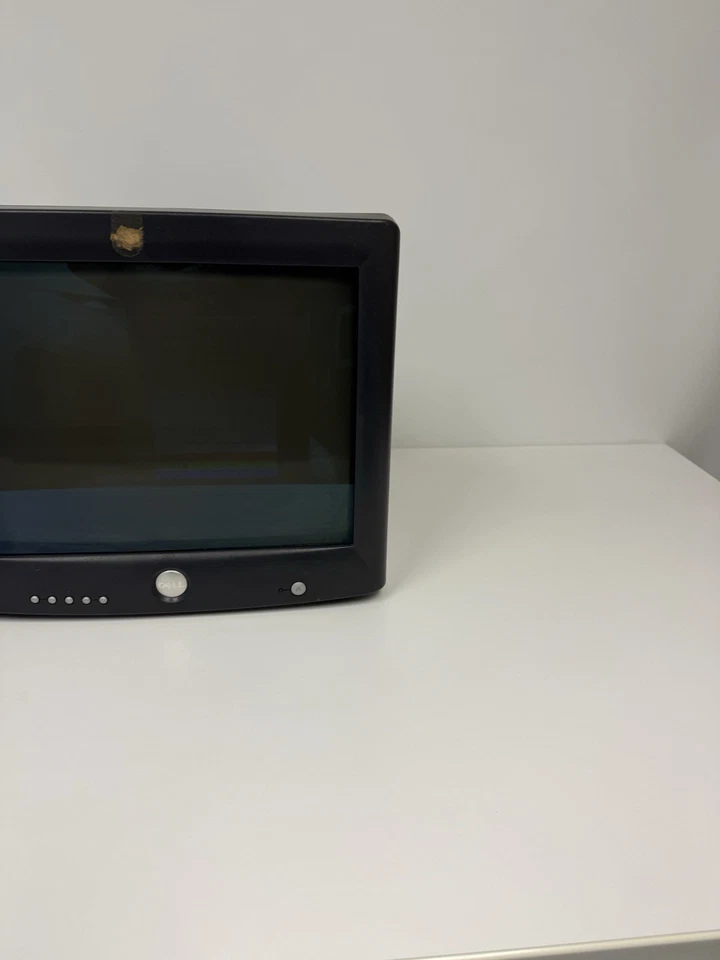 Vintage Dell M783s 17" Color CRT Monitor For Gaming w/VGA Cable, Power Cord - Image 3 of 4