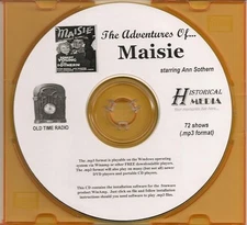 THE ADVENTURES OF MAISIE - 72 Shows Old Time Radio In MP3 Format OTR On 1 CD