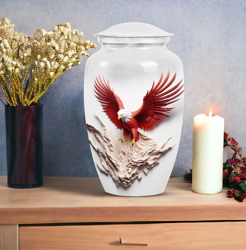 Eagle Large Urns For Human Ashes Adult Female Burial Urns For Human Ashes - Picture 4 of 7