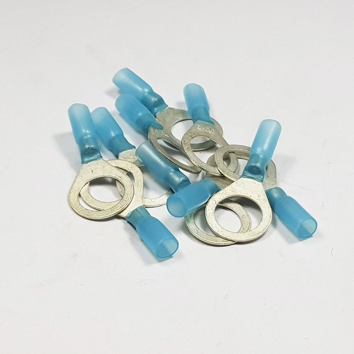 Heat Shrink Ring Terminals Heatshrink Connector Crimp Terminal Red Blue Yellow - Picture 23 of 29