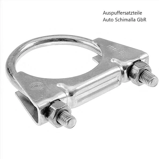 Universal Bügelschelle Auspuff Auspuffschelle Rohrschelle Schelle M8 x Ø 50mm
