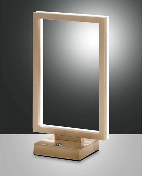 Fabas Luce Led Tischleuchte Bard 300X170Mm 15W Warmweiß Gold Dimmbar-image