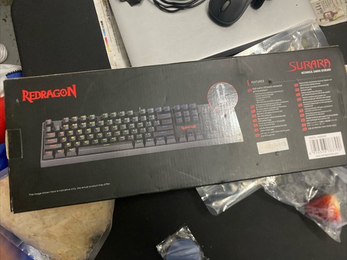 REDRAGON - K582 SURARA RGB Wired Gaming Outemu Red Switch Keyboard K582 - Picture 4 of 4