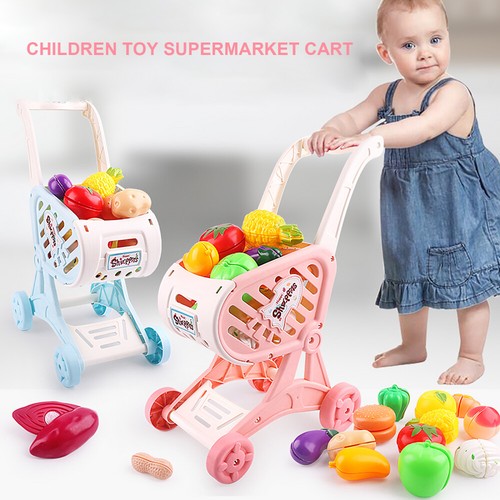 Panier Simulé Jouets Chariot Simulation Enfants boutiques Jouant Bébé