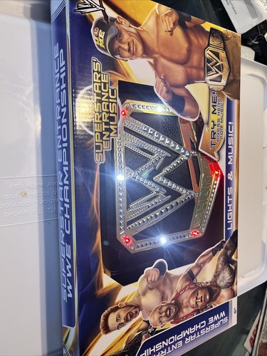 CINTURÓN DE JUGUETE ELECTRÓNICO WWE Wrestling Superstar Entrance Championship con luces música - Imagen 3 de 5