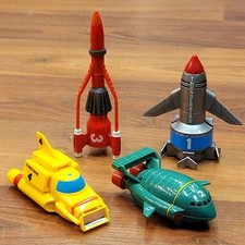 THUNDERBIRDS International Rescue Vehicles Set of 4 1992 93 BANDAI MATCHBOX Mix