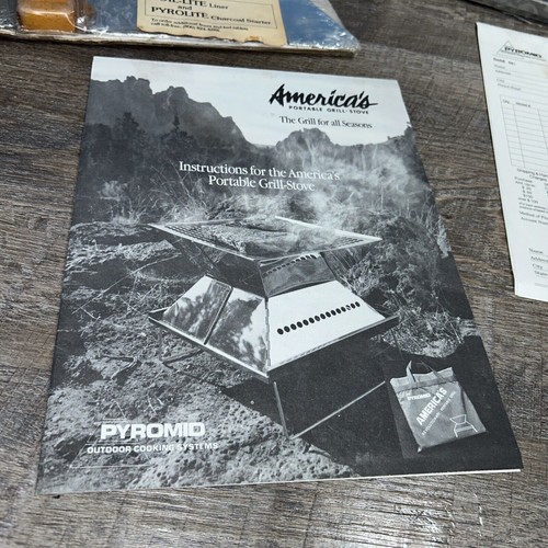 Vintage 1987 Pyromid Outdoor Cooking System Oven, Stove, Roaster, Smoker - Picture 6 of 20