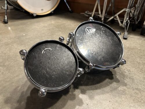 6" and 8" LP Latin Percussion Mini Timbale Drums NICE timbales #KT3 - Picture 2 of 11