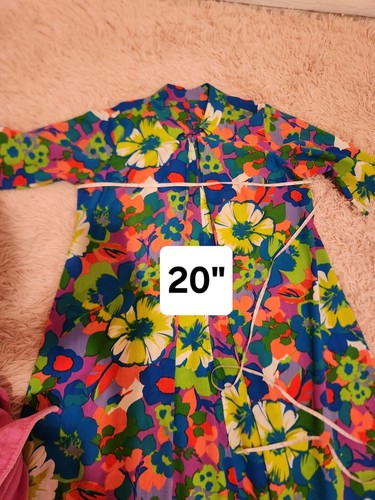 Vestido de anfitriona hawaiano vintage LELAND OF CALIFORNIA M - Imagen 14 de 17