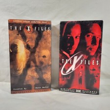 The X-Files VHS Tape Lot Of 2 The Movie Little Green Men Host USED 1990s Sci Fi