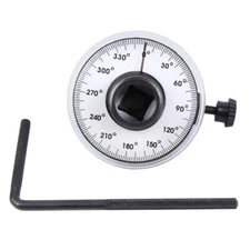 1/2 Inch Torque Wrench Angle Gauge Tool 360° Adjustable 1/2" Drive Torque meter