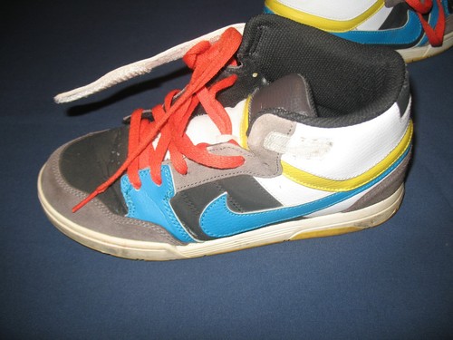 Nike Air Morgan 6.0 Multicolor SB/Dunk High Tops 334027-041 Size 6Y - Picture 6 of 7
