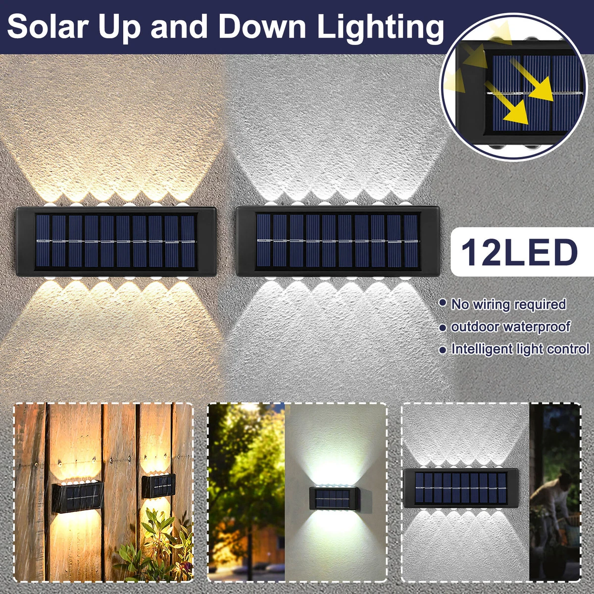 Non sensor 2024 solar lights
